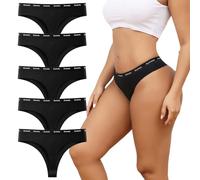Dumwis String Tanga Damen Baumwolle,Seamless Slips Unterwäsche Frauen,Unterhosen Damen Nahtlos,Nahtlose Thong Panties,5Er Pack Ohne Naht Underwear Women Invisible,Unsichtbare Sportunterwäsche