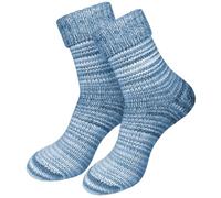 dunaro 2 Paar gestrickte Norweger-Socken Wollsocken Wintersocken kuschelig warm Damen Herren (2 Paar / 39-42 Jeans)