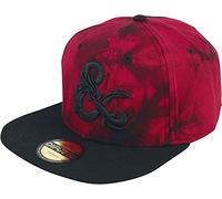 Dungeons and Dragons Drache Männer Cap rot/schwarz one Size 100% Baumwolle Fan-Merch, Gaming, Tabletop