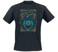 Dungeons and Dragons Monsters Manual T-Shirt schwarz in XXL