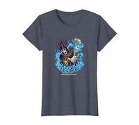 Dungeons & Dragons Acererak Logo T-Shirt, Damen, Blau Meliert, 3XL