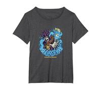 Dungeons & Dragons Acererak Logo T-Shirt, Damen Große Größen, Anthrazit Meliert, 1X