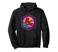 Dungeons & Dragons Ampersand Stained Glass Epic Chest Logo Pullover Hoodie