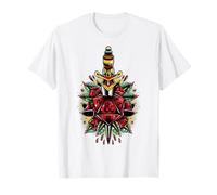Dungeons & Dragons Dagger And Dice Tattoo Style Art T-Shirt