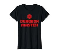 Dungeons & Dragons Dungeon Master Logo T-Shirt, Damen, Schwarz, XS