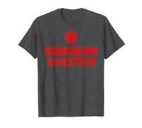 Dungeons & Dragons Dungeon Master Logo T-Shirt, Herren, Anthrazit Meliert, 5XL