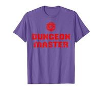 Dungeons & Dragons Dungeon Master Logo T-Shirt, Herren, Heidekrautlila, S