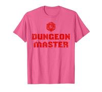 Dungeons & Dragons Dungeon Master Logo T-Shirt, Herren, Rosa Meliert, 3XL