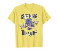 Dungeons & Dragons Great Minds Think Alike Chibi Mind Flayer T-Shirt, Herren, Gelb, XXL