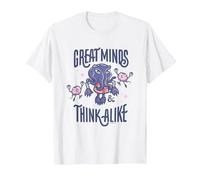 Dungeons & Dragons Great Minds Think Alike Chibi Mind Flayer T-Shirt, Herren, Weiß, S