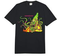 Dungeons & Dragons Roper Monster In Neon Pink and Green Comfort Colors Adult Heavyweight T-Shirt