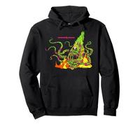 Dungeons & Dragons Roper Monster In Neon Pink and Green Pullover Hoodie