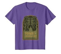 Dungeons & Dragons Tomb of Annihilation Acererak Cover T-Shirt, Kinder, Heidekrautlila, 128