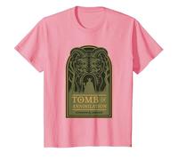 Dungeons & Dragons Tomb of Annihilation Acererak Cover T-Shirt, Kinder, Rosa, 98