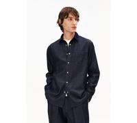 DUNKEL GEWASCHENES JEANSHEMD | Bio-Baumwoll-Mix - blau (S)