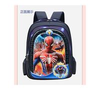 (Dunkelblauer SpiderMan) Trendiger und verspielter Kinderrucksack mit strapazierfähigem Nylonmaterial