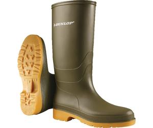 Dunlop - 1624741 - Gruene Stiefel, Groesse 7, Wellingtons Dull Dunlop