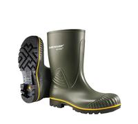 DUNLOP Acifort Heavy Duty Calf Gummistiefel, Grün, 43 EU
