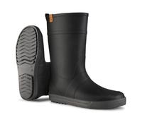 DUNLOP Amsterdammer - Stylische, wasserdichte Damen-Gummistiefel im modernen Design - Mittlere Schafthöhe - Bequem, leicht & langlebig für den täglichen Gebrauch - Schwarz - Größe 36-42