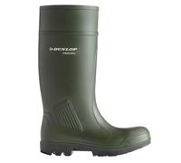 Dunlop Arbeitsstiefel Purofort S5, Gummistiefel mit Stahlkappe und Reflektoren, Gr. 40