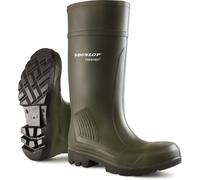 Dunlop - C46293338 - Gruene Schutzstiefel, Klasse S5, Groesse 5, Gummistiefel Purofort® Professional Dunlop