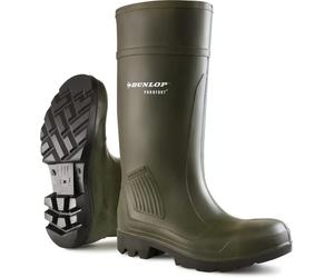 Dunlop - C46293341 - Gruene Schutzstiefel, Klasse S5, Groesse 7, Gummistiefel Purofort® Professional Dunlop