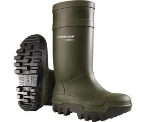 Dunlop - C66293341 - Gruene Sicherheitsstiefel, Klasse S5, Groesse 7, Gummistiefel Purofort® Thermo Dunlop