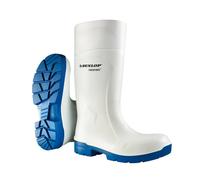 Dunlop - CA6113139 - Weisse Sicherheitsstiefel, Klasse S4, Groesse 6, Gummistiefel Purofort® Foodpro Dunlop