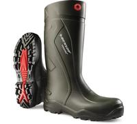 Gummistiefel DUNLOP "Purofort+", Damen, Gr. 47, grün, Obermaterial: 100% Textilmaterial TEXMAT., Schuhe Gummistiefel (25497210-47) grün