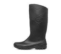 DUNLOP Dane schwarz und grün PVC Unisex-Erwachsene Halbschaft Gummistiefel - 43 - K600011