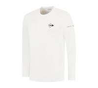 DUNLOP Essentials Langarm Shirt, Weiß-Schwarz, M
