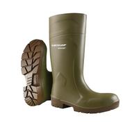 DUNLOP FoodPro MultiGrip Safety Gummistiefel, Grün, 45 EU