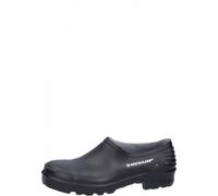 Dunlop Gummischuh der schwarze unisex Sommer-Gummistiefel in Schuhhöhe mit gummiertem Futter 38