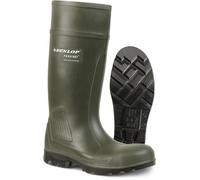Dunlop® Gummistiefel PUROFORT®+ full safety S5 CI SRC, grün, Größe 37