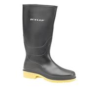 Dunlop Protective Footwear Unisex-Kinder Dunlop Dull Gummistiefel, Schwarz, 32 EU