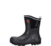Dunlop kurzer Berufsgummistiefel S5 SNUGBOOT HEAVY-DUTY CALF FULL SAFETY schwarz/grau 47