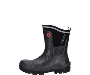Dunlop kurzer Berufsgummistiefel S5 SNUGBOOT HEAVY-DUTY CALF FULL SAFETY schwarz/grau 48
