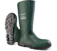 Dunlop Sicherheits-Gummistiefel Acifort Jobguard S5 Sneakerfit Grün Größe 48