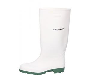 Dunlop Pricemaster - weißer preiswerter PVC Gummistiefel für den Arbeits- und Freizeitbereich 36