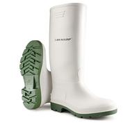Dunlop Gummistiefel 380 BV Pricemaster PVC Weiß ohne Stahlkappe Größe 40