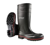 Dunlop Protective Footwear, A442031, Acifort Heavy Duty Full Safety, Schwarz/Rot, Größe 49 EU