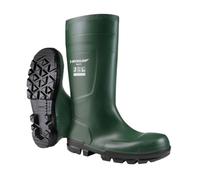 Dunlop Sicherheitsstiefel Work-It FullSafety Heritage Green PVC SR LO LG, S5, Größe 41 - (VPE: 1 Paar)