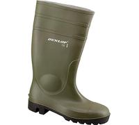 Dunlop Protomaster Full Safety Gummistiefel,Arbeitsstiefel,Regenstiefel,Gartenstiefel, Oliv, 40 EU