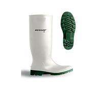 Dunlop Protomastor Gummistiefel Arbeitsstiefel weiß mit Stahlkappe 171 BV, GRÖSSE:45