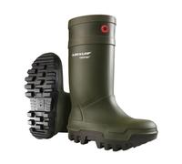 Dunlop Purofort Thermo+ Sicherheitsgummistiefel, Unisex, Grün 46