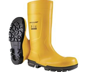 DUNLOP Sicherheitsstiefel Work It Gr.43 gelb S5 SR FO LG EN ISO 20345:2022 PVC DUNLOP