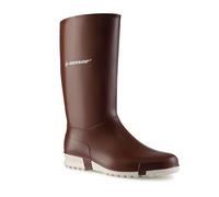 DUNLOP Sport Burgundy/White Gummistiefel, Regenstiefel für Damen, Herren, Kinder, Mädchen und Jungen, Grosse 35