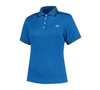DUNLOP Sports Damen Club Dames Polo Shirt, Blau, XL EU