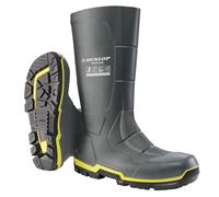 Dunlop Stiefel Acifort MetGuard S5 dunkelgrau nach EN ISO 20345:2022 S5 M AN SR FO (weiß, EU Schuhgrößensystem, Erwachsene, Numerisch, M, 45)