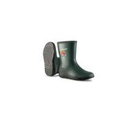 DUNLOP Mini Kids Rubber Boots - 100% impermeables, botas de lluvia para niños; niñas y niños - Verde - Talla 20-30